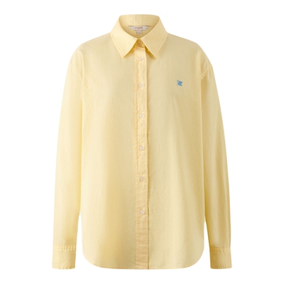 ELAND衬衫女纯色单排扣上衣