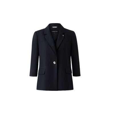 PRICH时尚高智气质莫代尔收腰七分袖西装春季通勤外套女
