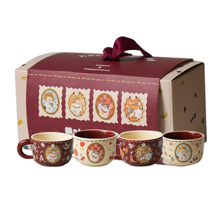 舍里精美礼盒陶瓷马克杯高颜值咖啡杯早餐杯办公室水杯伴手礼礼物