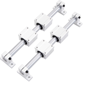 直线光轴 导轨滑轨滑台 滑块轴承座支架  圆棒导杆轴 光杆轨道 硬