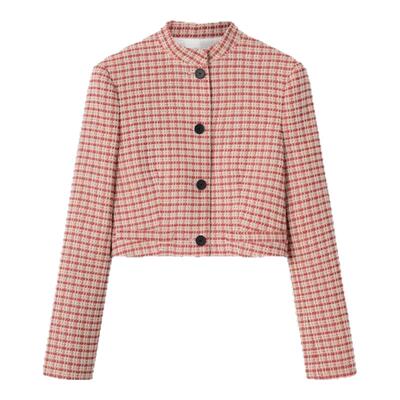 LANVIN浪凡女士粗花呢短外套