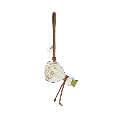 【礼物】Roger Vivier/RV配饰Efflorescence皮革手袋吊饰包挂