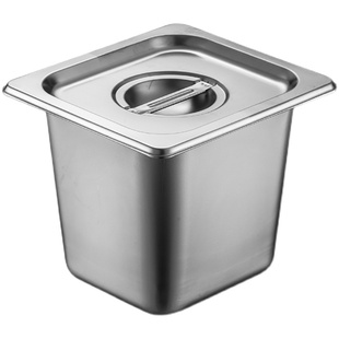 不锈钢份数盆分数盆带盖冰粉盒方盒调料盒果粉盒果酱盒奶茶店专用