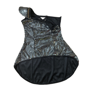 明星同款夜店舞台银色亮片jazz爵士舞蹈领舞燕尾服现代舞ds演出服