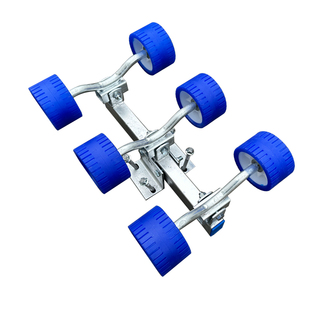 鲁舶拖车配件橡皮艇拖车侧滚轮滑轮组架顶轮游艇摩托艇船用拖车轮