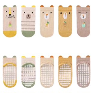 儿童地板袜防滑隔凉袜子春夏季薄款网眼大童室内游乐场男女童宝宝