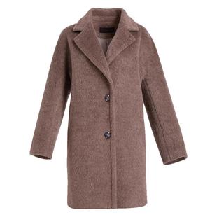 3期免息-乔万尼大衣流行女秋冬年新款小个子中长款呢外套EF4A156