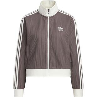 Adidas/阿迪达斯官方正品三叶草女士宽松针织运动休闲外套KC2650