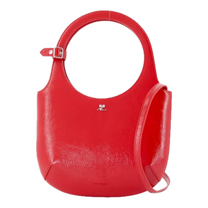 活希源 Courreges Holy手袋 - 皮质 - 红色