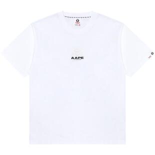 Aape旗舰店男装春夏LOGO印花休闲潮流简约短袖T恤1647XXO