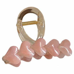 15cm超大号抓夹发量多厚头发高级感后脑勺加大号爱心发夹鲨鱼夹子