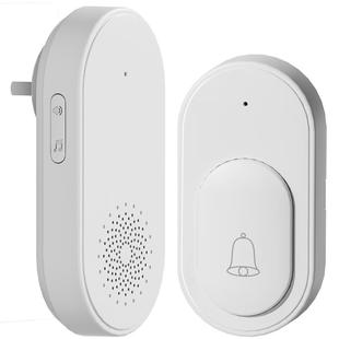 无线叮咚门铃开关面板家用远距离220v入户电铃按钮按键一拖二门玲
