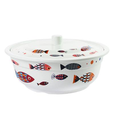 和面盆带盖家用大号醒面揉面不易沾拌菜汤菜盆厨房洗菜加厚耐用