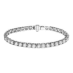 蒂芙星钻18K金培育钻石河南人工人造钻石满天星网球手链时尚奢华