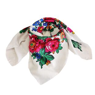 民族风头巾围巾俄罗斯特色方巾小披肩人棉女秋冬保暖新疆中东旅游