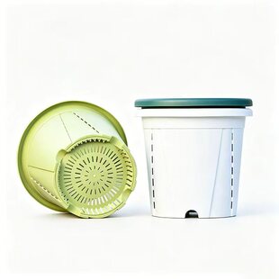 新款三代青山控根树脂花盆加厚耐用侧面透气孔深型家用塑料加仑盆