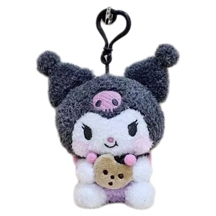 韩国正版三丽鸥sanrio饼干Kitty美乐蒂布丁狗可爱毛绒挂件钥匙扣