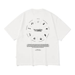 BULLSHITLAB(BSL) 废话实验室 废话生活系列 圆环LOGO 300克短袖T