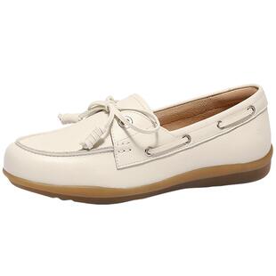 森达帆船可可女鞋春秋新款商场同款一脚蹬乐福豆豆鞋4JP25AA5