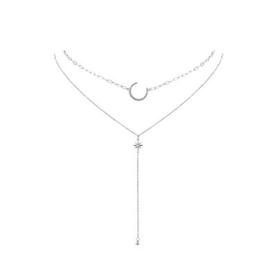 双层INS冷淡风轻奢小众项链