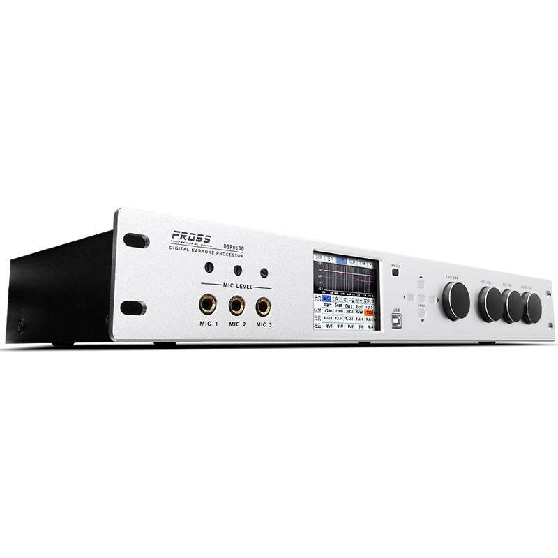 Fross/沸斯 dsp9600前级效果器KTVK歌防啸叫抑制混响音频处理器