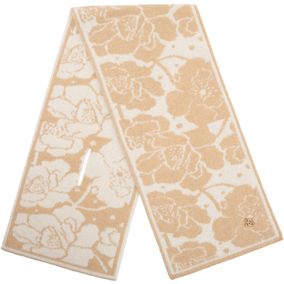 siggi精美提花羊毛针织围巾