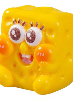 卡通立体派大星海绵宝宝树脂摆件