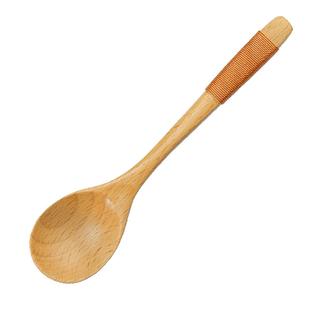 日式汤勺木勺子家用盛汤木质长柄稀饭勺实木拉面勺喝汤勺蜂蜜勺子