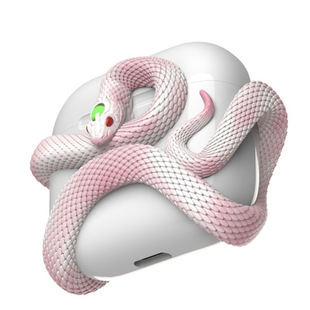 XKSU原创灵蛇系列airpods4苹果耳机保护壳适用苹果1代2代保护套硬壳粉蛇耳机套高级感礼盒