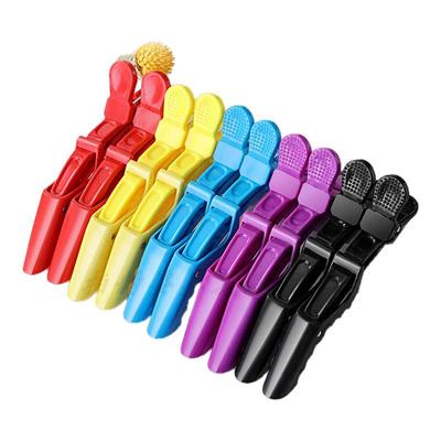 理发店鳄鱼夹子美发夹子无痕夹鸭嘴夹长嘴夹子烫染分区工具刘海夹