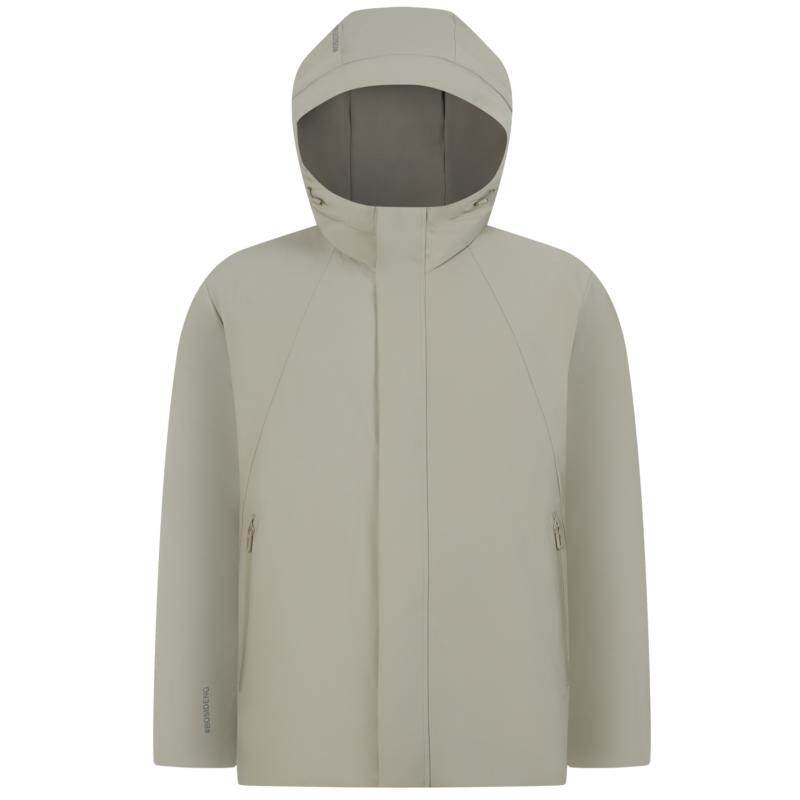波司登鹅绒羽绒服抽绳连帽商务