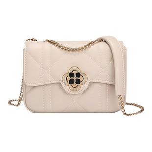 稻草人包包女包2025新款时尚斜挎包链条包包女百搭单肩小方包正品