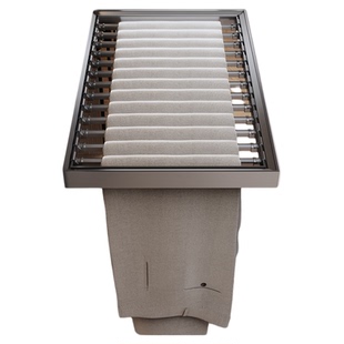 衣柜内置抽拉式裤架伸缩滑轨顶装侧装多功能免拉手抽架挂裤子衣杆