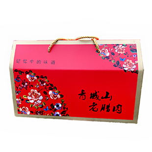 青城山腊肉礼盒装四川特产农家麻辣香肠烟熏老腊肉年货大礼包团购