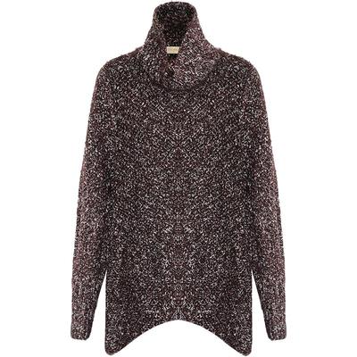 时髦精大廓形毛织连衣裙