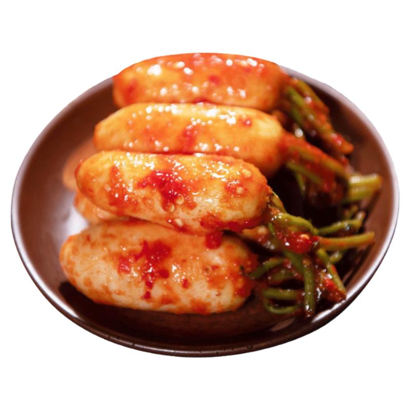 地窖泡菜青年萝卜东北朝鲜族小伙萝卜韩式腌制韩国风味延边小咸菜