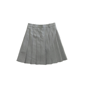 大码西装TB百褶裙A字裙胖mm显瘦百搭短裙半身裙学生防走光裤裙女