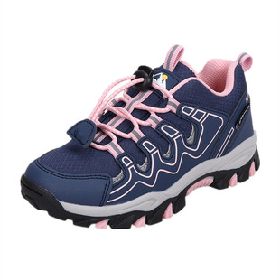 儿童登山鞋女童透气防撞防滑防水运动鞋老爹鞋潮男童户外越野徒步