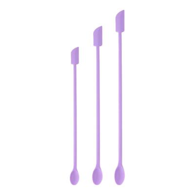 小勺子硅胶双头挖勺乳液