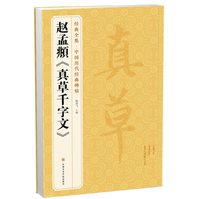 经典全集 赵孟頫《真草千字文》行书字帖 中国历代原碑帖小楷书毛笔书法小草放大练字版教程出版社正版美术书籍 杨建飞