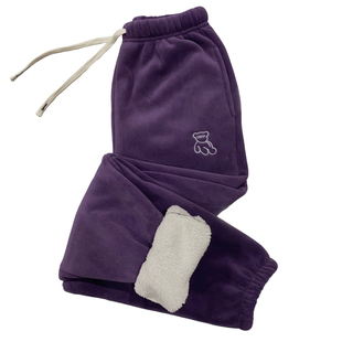 冬季巨厚加绒加厚小熊暖暖裤一体绒百搭居家外穿爆款羊羔绒暖棉裤