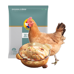 大用三黄鸡新鲜现杀跑山鸡整只黄油鸡老母鸡农家散养土鸡864g*3只