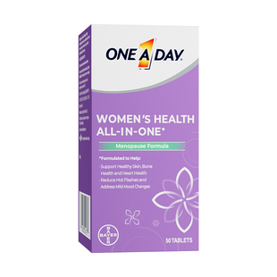 拜耳OneADay时光片大豆异黄酮卵巢保养调理雌激素叶酸复合维生素