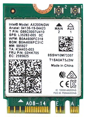 WiFi模块AX200笔记本内置M2接口