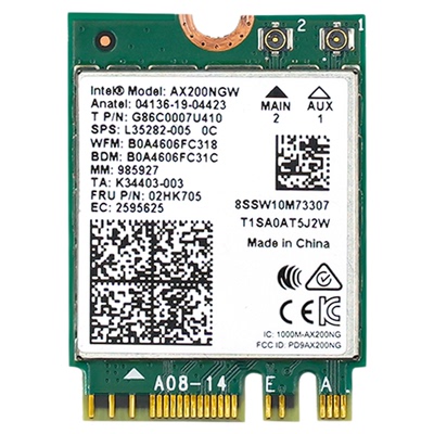 WiFi模块AX200笔记本内置M2接口