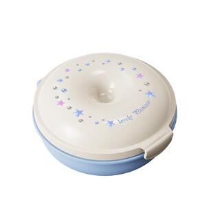 Alamaid 贝果盒三明治便当盒塑料上班族早餐便携面包保鲜盒午餐盒