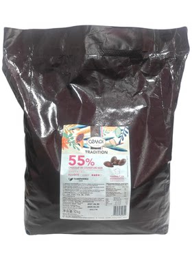 Cemoi赛梦55%黑巧克力粒10kg