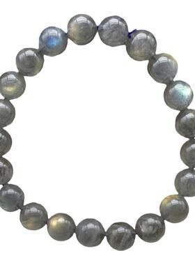 欧珀光灰月光石手链饰品