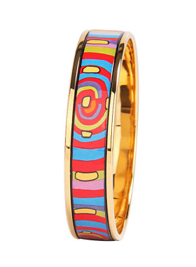 百水先生生命轮回画珐琅手镯