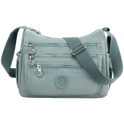 驰豹单肩斜挎包多层大容量